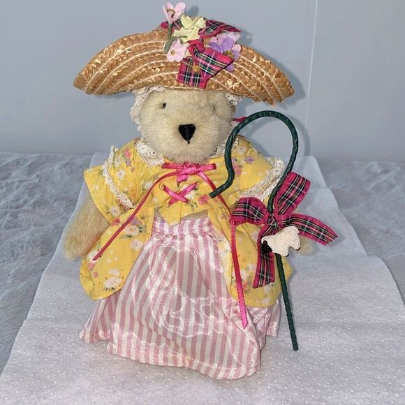 Muffy Vanderbear Collector' Edition Plush Little Bo Peep In Floral Yellow Dress - Picture 1 of 11